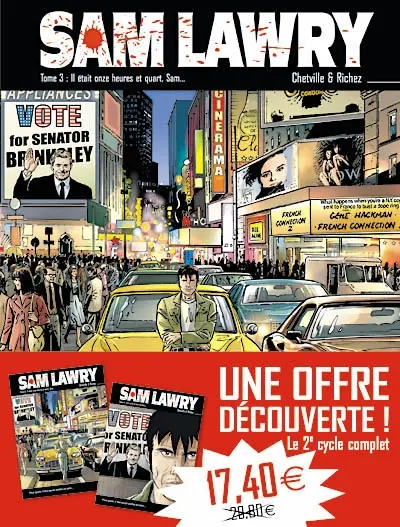 Sam Lawry : pack cycle 2, tomes 3 et 4