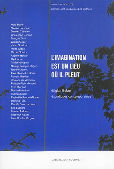 L'imagination est un lieu où il pleut : Gilgian Gelzer & pratiques contemporaines