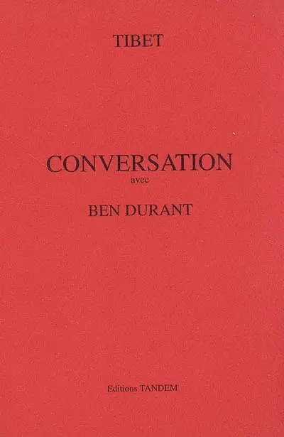 Conversation avec Ben Durant