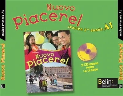Nuovo piacere ! 1re année : niveau A1 : 2 CD audio pour la classe
