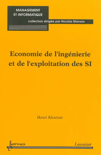 Economie de l'ingénierie et de l'exploitation des SI