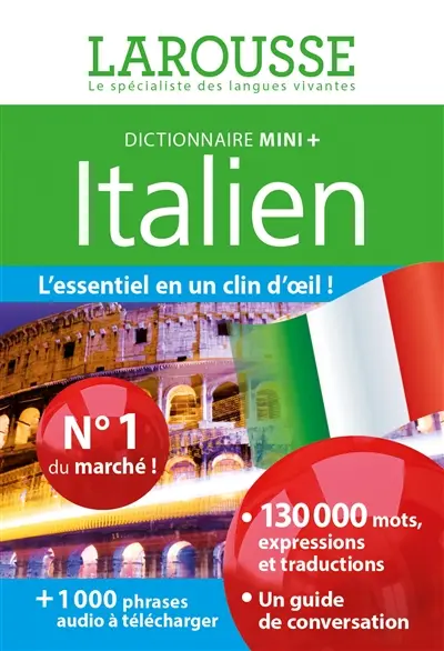 Italien dictionnaire mini + : français-italien, italien-français. Italiano mini dizionario + : francese-italiano, italiano-francese