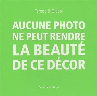Aucune photo ne peut rendre la beauté de ce décor