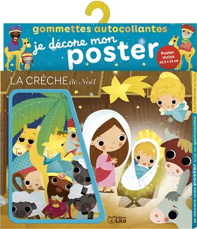 La crèche de Noël : gommettes autocollantes