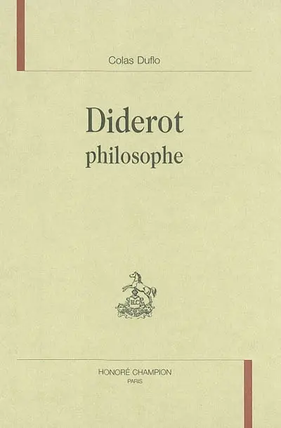 Diderot philosophe