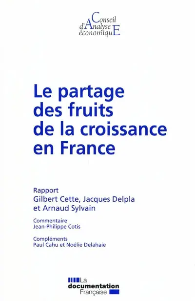 Le partage des fruits de la croissance en France