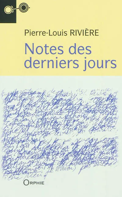 Notes des derniers jours