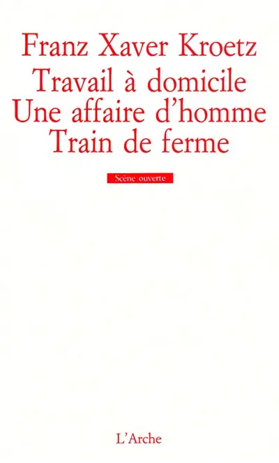 Travail à domicile. Une Affaire d'homme. Train de ferme