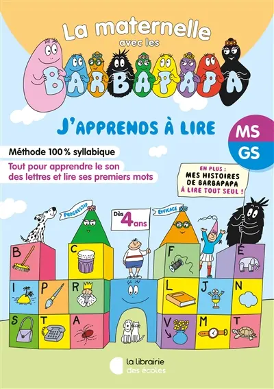 La maternelle avec les Barbapapa : j'apprends à lire, MS, GS