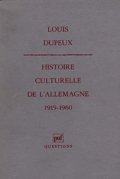 Histoire culturelle de l'Allemagne : 1919-1960