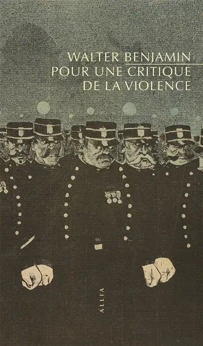 Pour une critique de la violence