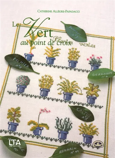 Le vert au point de croix