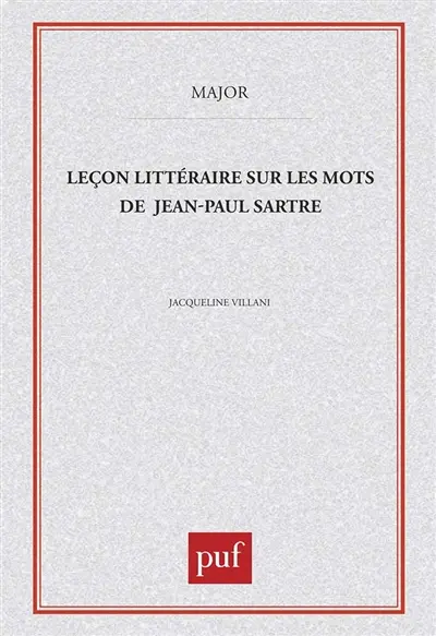 Leçon littéraire sur Les Mots de Sartre