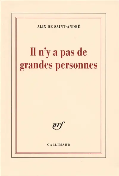 Il n'y a pas de grandes personnes