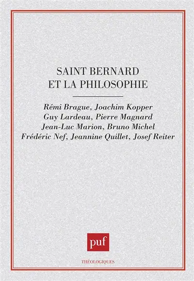 Saint Bernard et la philosophie