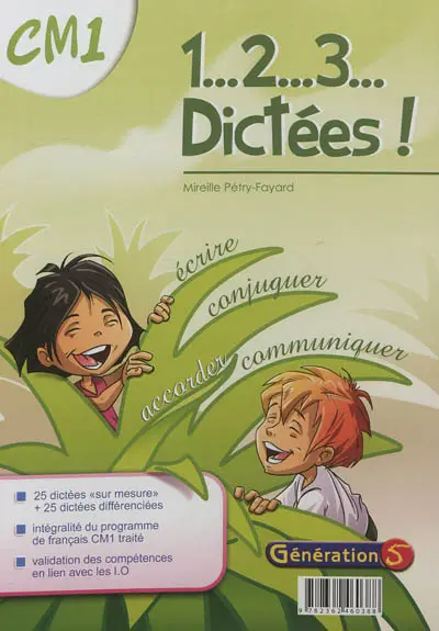 1, 2, 3, dictées ! CM1