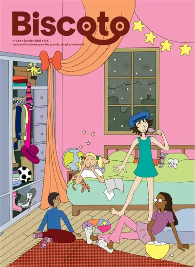 Biscoto : le journal comme pour les grands, en plus marrant !, n° 144. Soirée pyjama