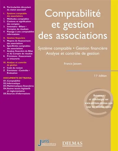 Comptabilité et gestion des associations : système comptable, gestion financière, analyse et contrôle de gestion