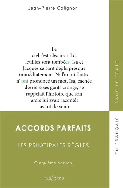 Accords parfaits : les principales règles
