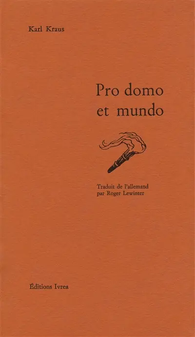 Pro domo et mundo : 1912