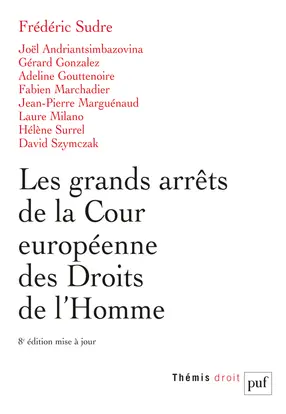 Les grands arrêts de la Cour européenne des droits de l'homme