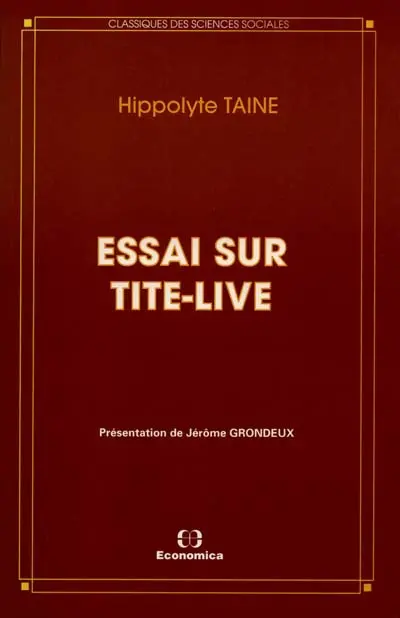Essai sur Tite-Live
