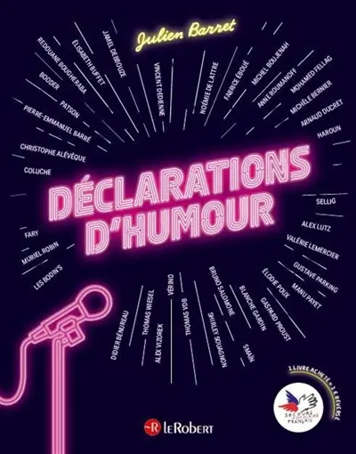 Déclarations d'humour : les meilleures répliques du one man show et du stand-up depuis 50 ans