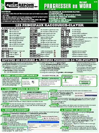 Progresser en Word : version française