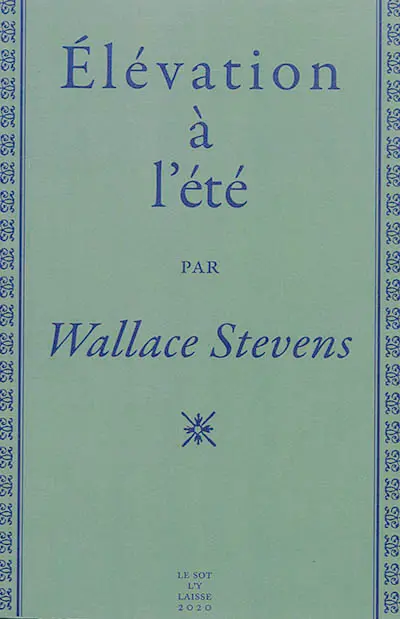 Elévation à l'été