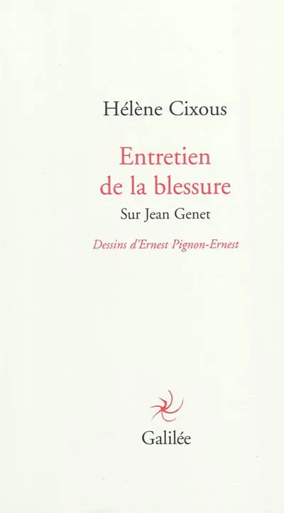 Entretien de la blessure : sur Jean Genet