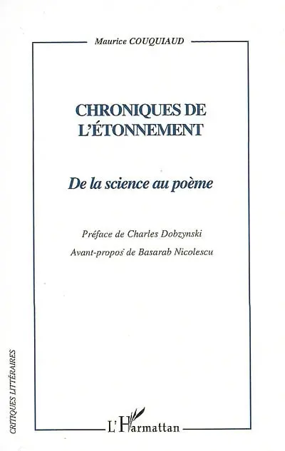 Chroniques de l'étonnement : de la science au poème