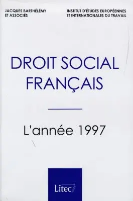 Droit social français : l'année 1997