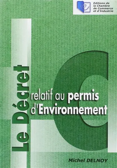 Décret sur le permis d'environnement