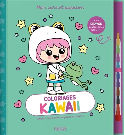 Coloriages kawaii : dessins, coloriages magiques et pixels !