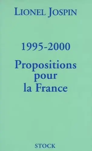 1995-2000, propositions pour la France