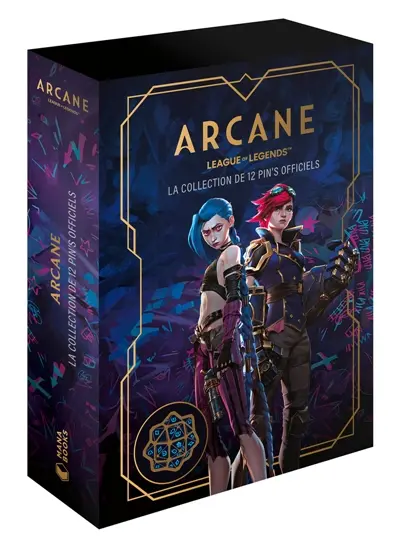 Arcane : La collection de 12 pin's officiels