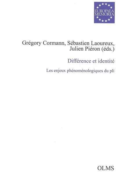 Différence et identité : les enjeux phénoménologiques du pli
