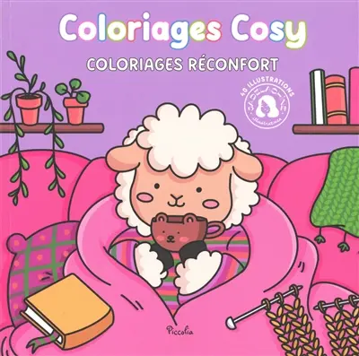 Coloriages réconfort : 40 illustrations de Jade Lachine