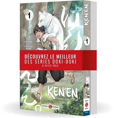 Ken'en : comme chien et singe : pack promo volumes 1 et 2