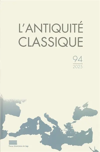 L'Antiquité classique, n° 94