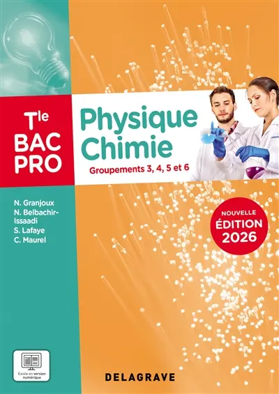 Physique chimie terminale bac pro : groupements 3, 4, 5 et 6 : pochette élève