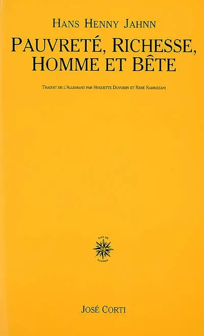 Pauvreté, richesse, homme et bête
