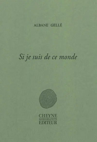 Si je suis de ce monde