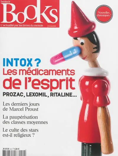 Books, n° 29. Intox ? les médicaments de l'esprit : Prozac, Lexomil, Ritaline...