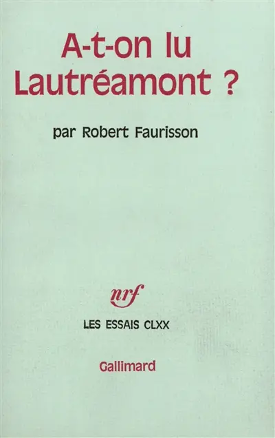 A-t-on lu Lautréamont ?