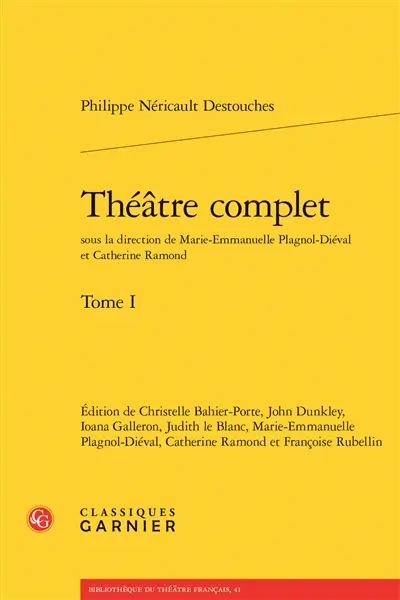 Théâtre complet. Vol. 1