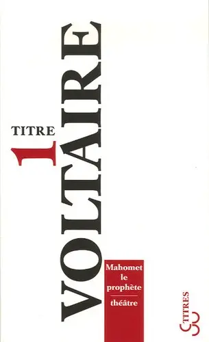 Mahomet le prophète : théâtre