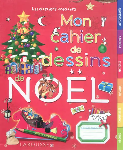 Mon cahier de dessins de Noël