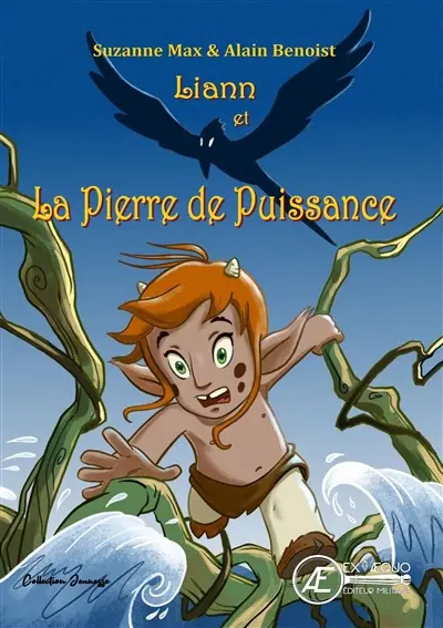 Liann et la pierre de puissance : les aventures de Liann, l'enfant-faune : roman jeunesse illustré