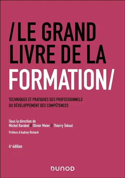 Le grand livre de la formation : techniques et pratiques des professionnels du développement des compétences